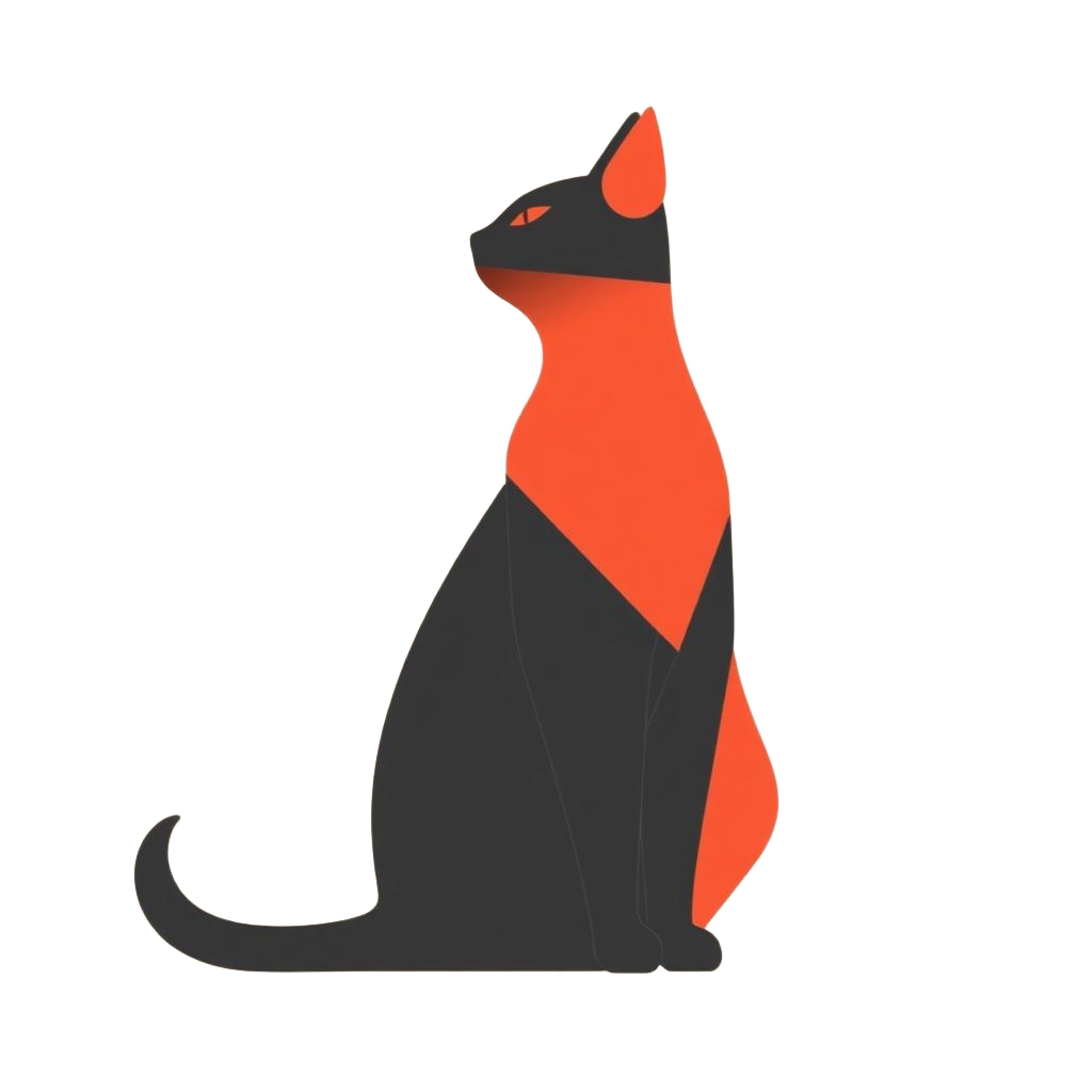 Clever Cat Creative brand illustration